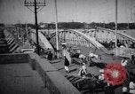 Image of Approach to the Old Howrah  bridge  Calcutta India, 1915, second 28 stock footage video 65675028626