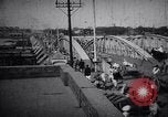 Image of Approach to the Old Howrah  bridge  Calcutta India, 1915, second 30 stock footage video 65675028626