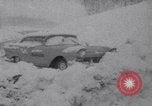 Image of heavy snowfall Pennsylvania United States USA, 1958, second 28 stock footage video 65675028655