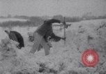 Image of heavy snowfall Pennsylvania United States USA, 1958, second 33 stock footage video 65675028655