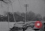 Image of heavy snowfall Pennsylvania United States USA, 1958, second 56 stock footage video 65675028655