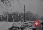 Image of heavy snowfall Pennsylvania United States USA, 1958, second 58 stock footage video 65675028655
