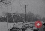 Image of heavy snowfall Pennsylvania United States USA, 1958, second 59 stock footage video 65675028655