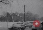 Image of heavy snowfall Pennsylvania United States USA, 1958, second 60 stock footage video 65675028655
