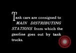 Image of transportation of gasoline from refinery to consumer Indiana United States USA, 1924, second 55 stock footage video 65675028673