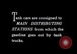 Image of transportation of gasoline from refinery to consumer Indiana United States USA, 1924, second 61 stock footage video 65675028673