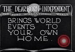 Image of Advertisement for Dearborn Independent Dearborn Michigan USA, 1920, second 3 stock footage video 65675028697