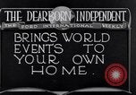 Image of Advertisement for Dearborn Independent Dearborn Michigan USA, 1920, second 6 stock footage video 65675028697