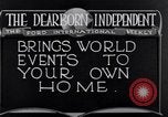 Image of Advertisement for Dearborn Independent Dearborn Michigan USA, 1920, second 7 stock footage video 65675028697