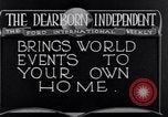 Image of Advertisement for Dearborn Independent Dearborn Michigan USA, 1920, second 10 stock footage video 65675028697
