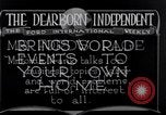Image of Advertisement for Dearborn Independent Dearborn Michigan USA, 1920, second 15 stock footage video 65675028697