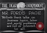 Image of Advertisement for Dearborn Independent Dearborn Michigan USA, 1920, second 18 stock footage video 65675028697