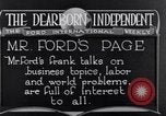 Image of Advertisement for Dearborn Independent Dearborn Michigan USA, 1920, second 22 stock footage video 65675028697
