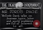 Image of Advertisement for Dearborn Independent Dearborn Michigan USA, 1920, second 24 stock footage video 65675028697