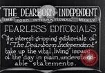 Image of Advertisement for Dearborn Independent Dearborn Michigan USA, 1920, second 51 stock footage video 65675028697