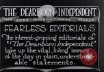 Image of Advertisement for Dearborn Independent Dearborn Michigan USA, 1920, second 54 stock footage video 65675028697