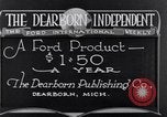 Image of Advertisement for Dearborn Independent Dearborn Michigan USA, 1920, second 62 stock footage video 65675028697