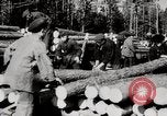 Image construc tentes en bois la Russie, 1944, de la seconde 23 séquences d'archives historiques vidéo 65675028703