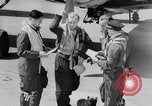 Standbild Kämpfer Messerschmitt Me-109 oder Me-110 Ärmelkanal Atlantischer Ozean, 1944, aus Sekunde 49 historischem Filmmaterial Videoclip 65675028707