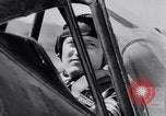 Standbild Kämpfer Messerschmitt Me-109 oder Me-110 Ärmelkanal Atlantischer Ozean, 1944, aus Sekunde 58 historischem Filmmaterial Videoclip 65675028707