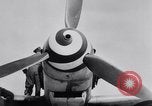 Standbild Kämpfer Messerschmitt Me-109 oder Me-110 Ärmelkanal Atlantischer Ozean, 1944, aus Sekunde 61 historischem Filmmaterial Videoclip 65675028707