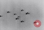 Image of German fighter aircraft shooting down US bombers Germany, 1944, second 6 stock footage video 65675028708