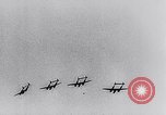 Image of German fighter aircraft shooting down US bombers Germany, 1944, second 22 stock footage video 65675028708