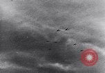 Image of German fighter aircraft shooting down US bombers Germany, 1944, second 29 stock footage video 65675028708