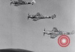 Image of German fighter aircraft shooting down US bombers Germany, 1944, second 32 stock footage video 65675028708