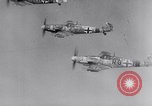 Image of German fighter aircraft shooting down US bombers Germany, 1944, second 33 stock footage video 65675028708