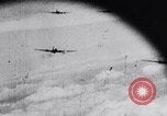 Image of German fighter aircraft shooting down US bombers Germany, 1944, second 35 stock footage video 65675028708