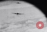 Image of German fighter aircraft shooting down US bombers Germany, 1944, second 36 stock footage video 65675028708