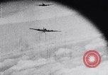 Image of German fighter aircraft shooting down US bombers Germany, 1944, second 37 stock footage video 65675028708