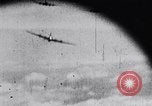 Image of German fighter aircraft shooting down US bombers Germany, 1944, second 39 stock footage video 65675028708