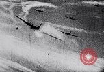 Image of German fighter aircraft shooting down US bombers Germany, 1944, second 44 stock footage video 65675028708