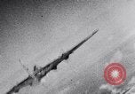 Image of German fighter aircraft shooting down US bombers Germany, 1944, second 48 stock footage video 65675028708