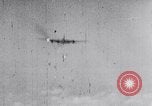 Image of German fighter aircraft shooting down US bombers Germany, 1944, second 55 stock footage video 65675028708