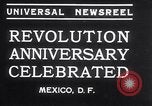 Image of Mexican athletes on Mexican Revolution Anniversary Mexico, 1934, second 3 stock footage video 65675028709