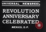 Image of Mexican athletes on Mexican Revolution Anniversary Mexico, 1934, second 10 stock footage video 65675028709