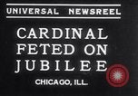 Image of Archbishop George William Cardinal Mundelein Chicago Illinois USA, 1934, second 3 stock footage video 65675028710