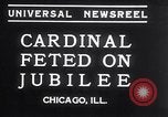 Image of Archbishop George William Cardinal Mundelein Chicago Illinois USA, 1934, second 9 stock footage video 65675028710
