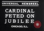 Image of Archbishop George William Cardinal Mundelein Chicago Illinois USA, 1934, second 10 stock footage video 65675028710