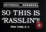 Immagine di Jim Londos e Everett Marshall New York City USA, 1934, secondo 9 filmato di repertorio 65675028718
