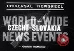 Standbild deutsche Truppen marschieren in der Tschechoslowakei Brünn Mähren Tschechoslowakei, 1939, aus Sekunde 5 historischem Filmmaterial Videoclip 65675028720