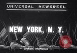 Image of New Yorkers at Anti Nazi March Manhattan New York City USA, 1939, second 1 stock footage video 65675028722