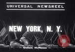 Image of New Yorkers at Anti Nazi March Manhattan New York City USA, 1939, second 4 stock footage video 65675028722