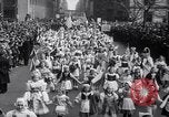 Image of New Yorkers at Anti Nazi March Manhattan New York City USA, 1939, second 6 stock footage video 65675028722