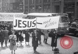 Image of New Yorkers at Anti Nazi March Manhattan New York City USA, 1939, second 20 stock footage video 65675028722