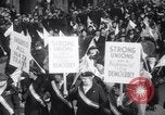 Image of New Yorkers at Anti Nazi March Manhattan New York City USA, 1939, second 27 stock footage video 65675028722