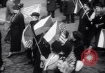 Image of New Yorkers at Anti Nazi March Manhattan New York City USA, 1939, second 29 stock footage video 65675028722